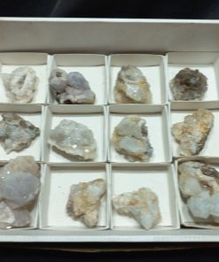 (WC015622) One Box Of 12 Smoky Quartz Crystal With Secondary Growth From Orange River