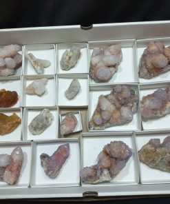 (WC015544) One Box Of Assorted 17 Assorted Spirit Quartz Crystals