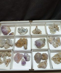 (WC015645) One Box of 29 Assorted Spirit Quartz Crystals