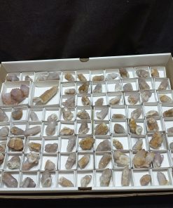 (WC015655) One Box Of 82 Citrine Included Spirit Quartz Crystals