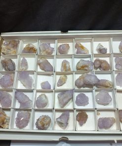 (WC015524) One Boc Of 35 Ametrine And Lavender Spirit Quartz Crystals