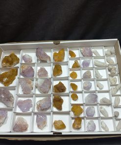 (WC015523) Oe Box Of 48 Assorted Spirt Quartz Crystals