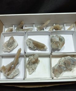 (WC015613) One Box Of 13 Fairy Spirit Quartz Crystals