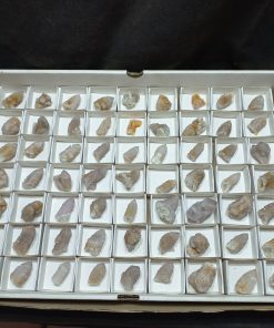 (WC015652) One Box Of 63 Citrine Included Spirit Quartz Crystals