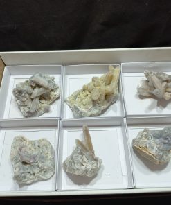 (WC015646) One Box of 6 Fairy Spirit Quartz Clusters