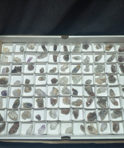 (WC015686) One Box Of 88 Assorted Quartz Crystals From Orange River