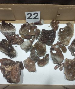 Haematite Included Smoky Quartz Crystals From Orange River BS22 Amy Simon