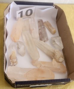 Ice White Quartz Crystals from Zambia    Guru Stones